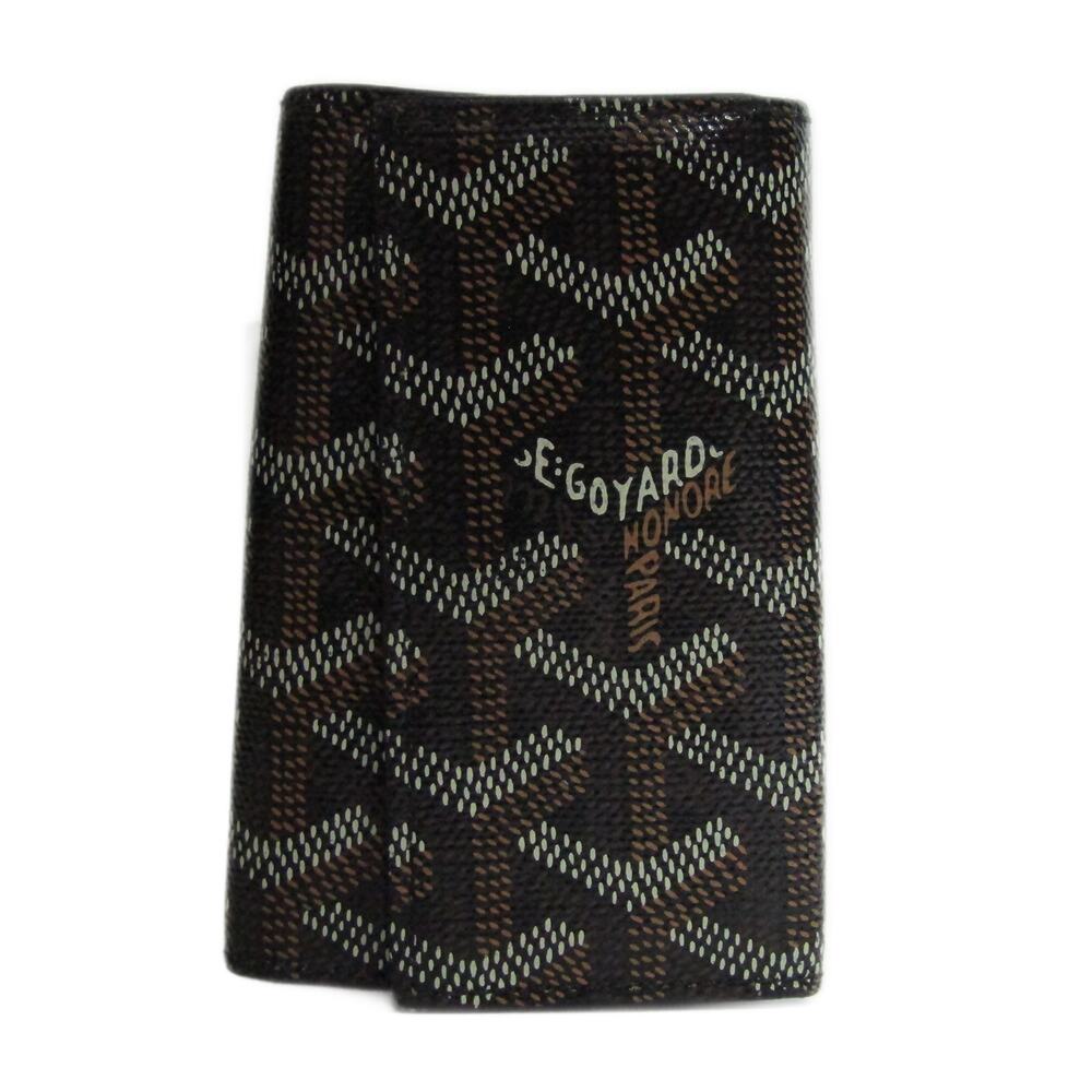 Goyard Saint-Michel Key Ring - Black Goyardine - 6 Key rings w/ Box & Papers